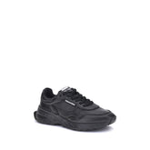 Dsquared² Black Calf Leather Bos Taurus Athletic Sneakers